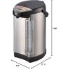 imageZojirushi CDCC50 VE Hybrid Water Boiler and Warmer 169oz Dark Brown