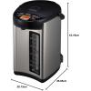 imageZojirushi CVJAC50XB 50 Liter VE Hybrid Water Boiler and Warmer Stainless BlackBoiler