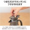 imageZojirushi SHHC10BM Stainless Steel Vacuum Carafe 1Liter Matte BlackMatte Black