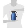 imageZojirushi SHHC10BM Stainless Steel Vacuum Carafe 1Liter Matte BlackMatte Navy