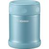 imageZojirushi Stainless Steel Food Jar 9Ounce Pale OrangeAqua Blue