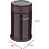 imageZojirushi Stainless Steel Food Jar 9Ounce Pale OrangeDark Brown