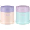 imageZojirushi Stainless Steel Food Jar 9Ounce Pale OrangePale Blue