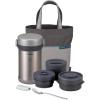 imageZojirushi SLNCE09 Stainless Ms Bento Steel Vacuum Lunch Jar 285OunceMs Bento Stainless Steel Lunch Jar