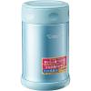 imageZojirushi Stainless Steel Food Jar 9Ounce Pale OrangeAqua Blue