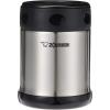 imageZojirushi Stainless Steel Food Jar 9Ounce Pale OrangeBlackStainless
