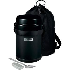 imageZojirushi SLJBE14AZ Mr Bento Stainless Lunch Jar 41 Oz BlueberryCarbon Black