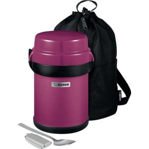imageZojirushi SLJBE14AZ Mr Bento Stainless Lunch Jar 41 Oz BlueberryPlum
