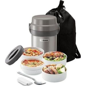imageZojirushi SLJBE14AZ Mr Bento Stainless Lunch Jar 41 Oz BlueberrySilver