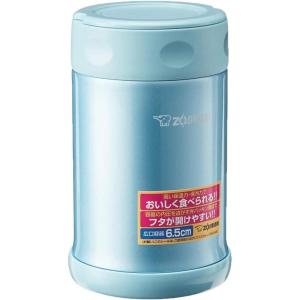 imageZojirushi Stainless Steel Food Jar 9Ounce Pale OrangeAqua Blue