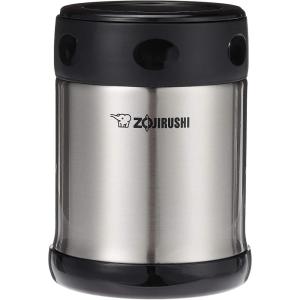 imageZojirushi Stainless Steel Food Jar 9Ounce Pale OrangeBlackStainless