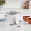 imageZojirushi 3 Cup Rice CookerSteamer  White3Cup