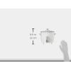 imageZojirushi 3 Cup Rice CookerSteamer  White6 Cup