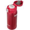 imageZojirushi SMSA60BA Stainless Steel Vacuum Insulated Mug 1 Count Pack of 1 Black 20 ozClear Red