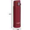 imageZojirushi SMSA60BA Stainless Steel Vacuum Insulated Mug 1 Count Pack of 1 Black 20 ozNew Clear Red