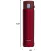 imageZojirushi SMSA60BA Stainless Steel Vacuum Insulated Mug 1 Count Pack of 1 Black 20 ozNew Clear Red