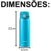 imageZojirushi SMSA60BA Stainless Steel Vacuum Insulated Mug 1 Count Pack of 1 Black 20 ozTurquoise Blue