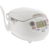 imageZojirushi NSZCC10 512Cup Neuro Fuzzy Rice Cooker and Warmer Premium White55Cup uncooked rice  1L