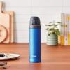 imageZojirushi SMQHE60GK FlipandGo Stainless Mug 20Ounce TealCobalt Blue