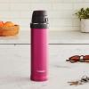 imageZojirushi SMQHE60GK FlipandGo Stainless Mug 20Ounce TealHibiscus Red