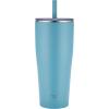 imageZojirushi SXHA89HVM Stainless Tumbler with Straw 30 ounces Mauve PurpleAqua Green