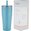 imageZojirushi SXHA89HVM Stainless Tumbler with Straw 30 ounces Mauve PurpleAqua Green