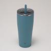 imageZojirushi SXHA89HVM Stainless Tumbler with Straw 30 ounces Mauve PurpleAqua Green