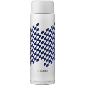 imageZojirushi  Stainless Steel Vacuum Insulated Mug 16Ounce Ichimatsu BlueIchimatsu White