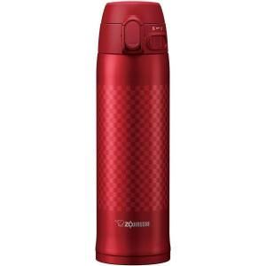 imageZojirushi SMTAE48WZ Stainless Steel Vacuum Insulated Mug 16Ounce Ichimatsu WhiteIchimatsu Red