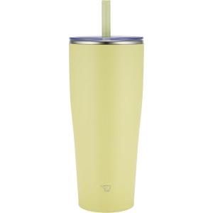imageZojirushi SXHA89HVM Stainless Tumbler with Straw 30 ounces Mauve PurpleCitron Yellow