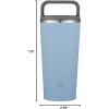 imageZojirushi SXJA30GM Stainless Carry Tumbler 11 Ounce Watery GreenFog Blue