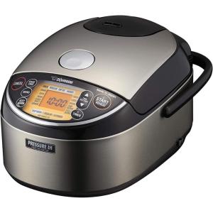 imageZojirushi NPNWC10XB 55Cup Pressure Induction Heating Rice Cooker and Warmer Stainless Black
