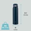 imageZojirushi ZOJIRUSHI Water bottle direct drinking Onetouch open Stainless mug 600ml Navy SMSF60ADNavy