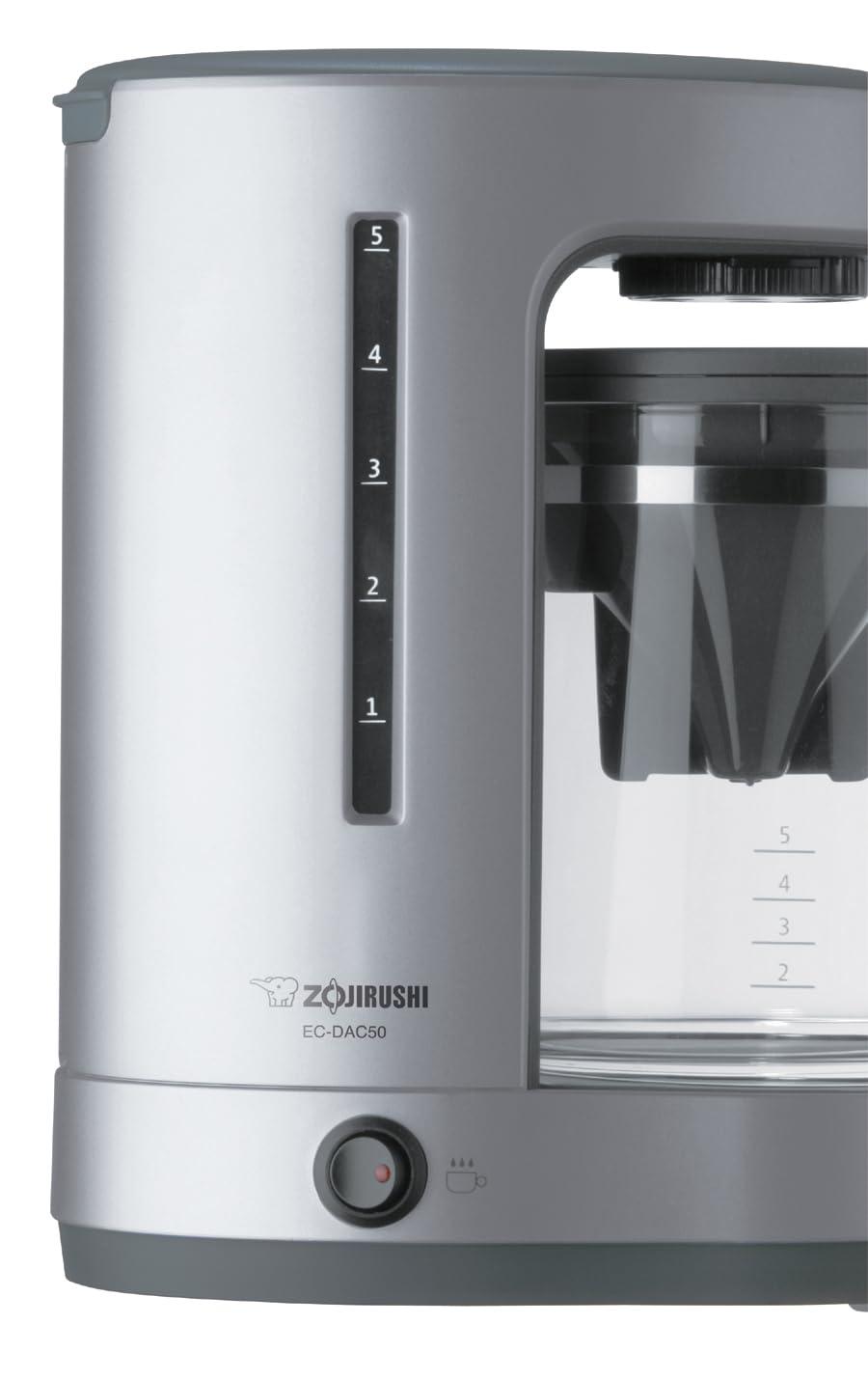 imageZojirushi ECDAC50RA ZUTTO Coffee Maker 5 Cups Red PFASfreeSilver