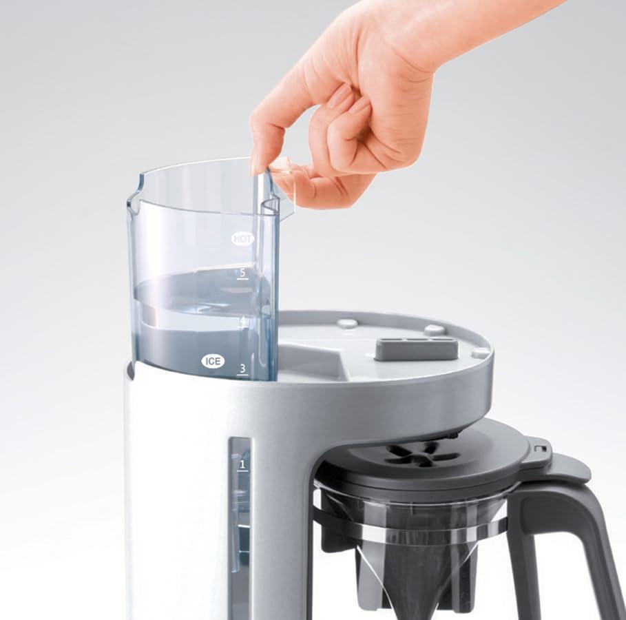 imageZojirushi ECDAC50RA ZUTTO Coffee Maker 5 Cups Red PFASfreeSilver