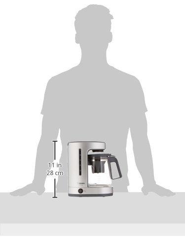 imageZojirushi ECDAC50RA ZUTTO Coffee Maker 5 Cups Red PFASfreeSilverGray