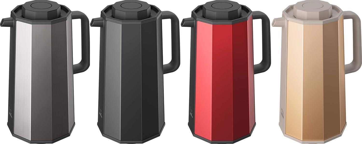 imageZojirushi AHEAE10RA Glass Vacuum Carafe 10 Liter RedGold