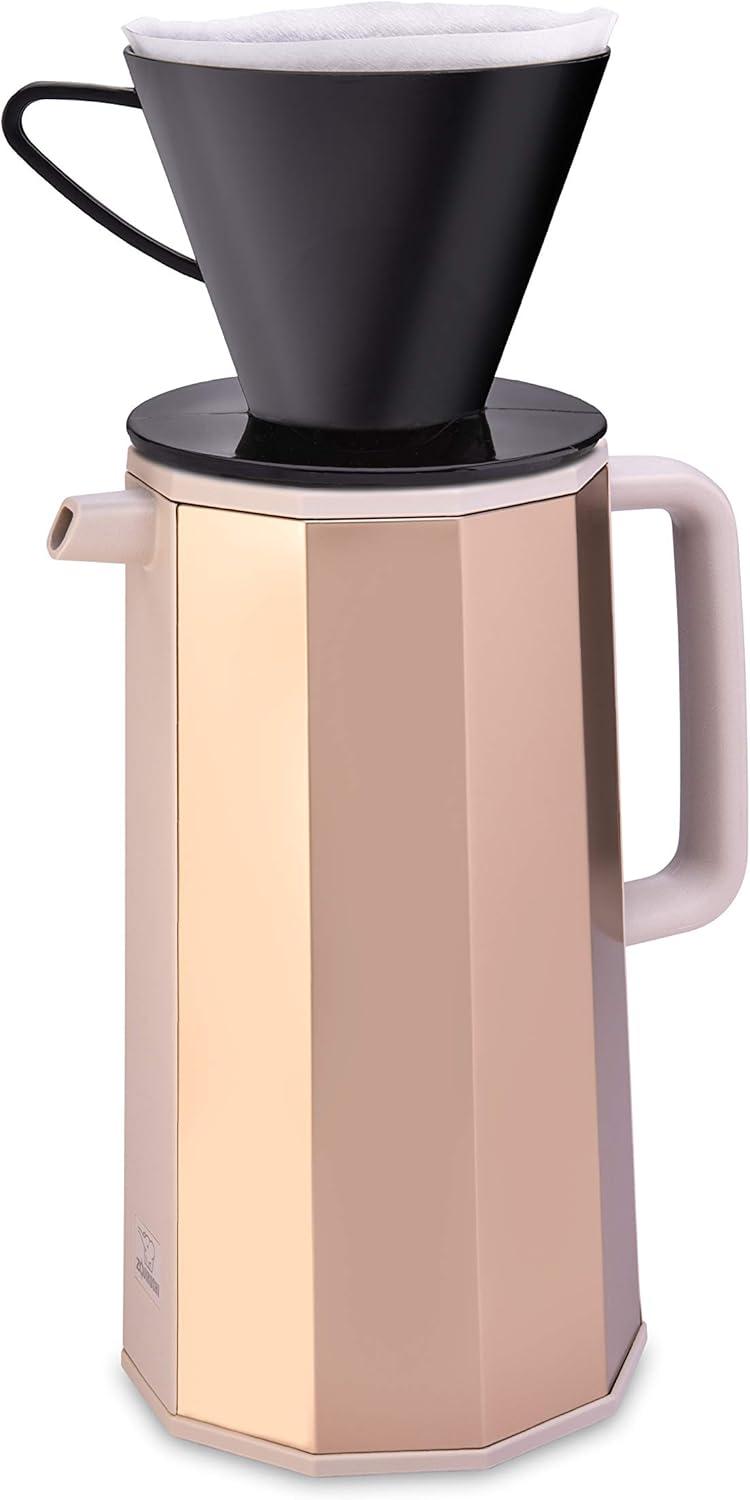 imageZojirushi AHEAE10RA Glass Vacuum Carafe 10 Liter RedGold