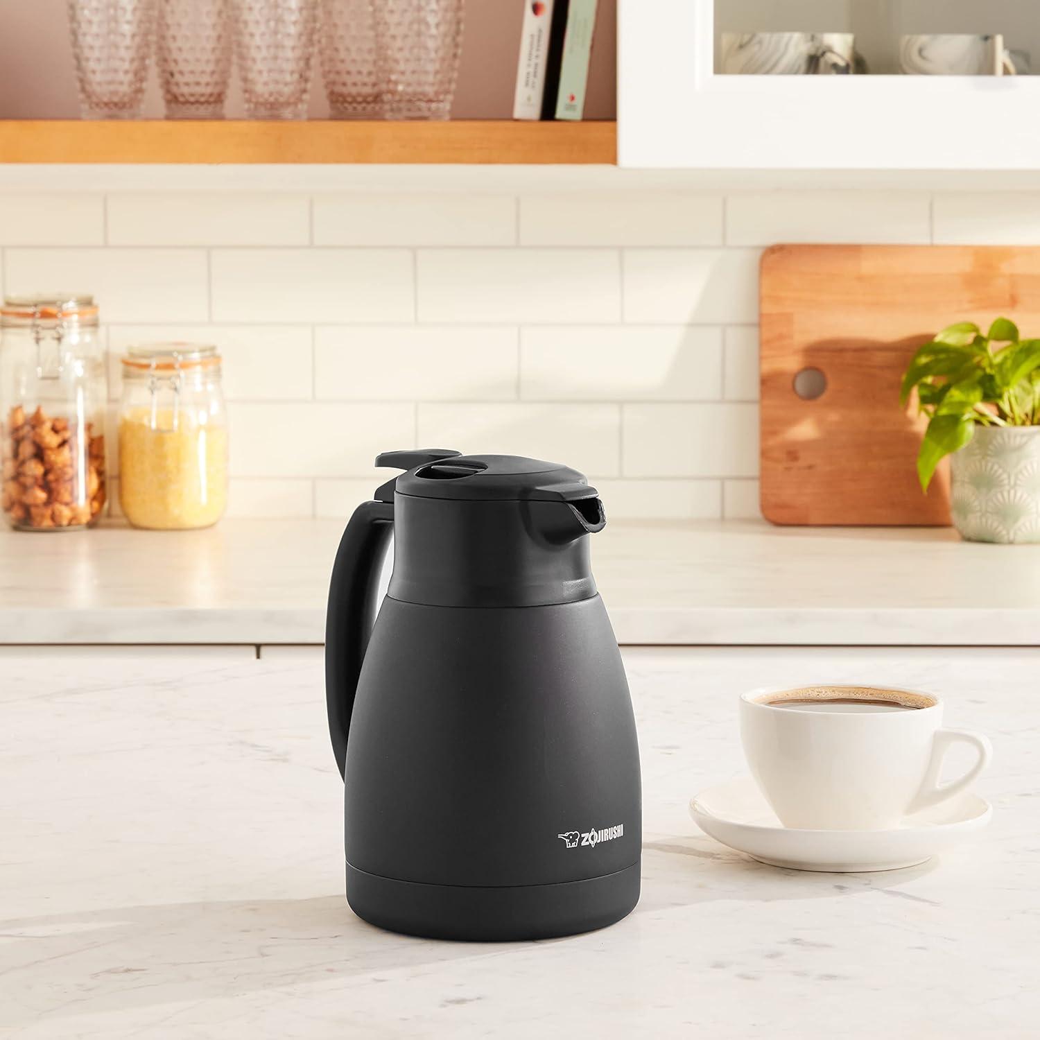 imageZojirushi SHHC10XA Stainless Steel Vacuum Carafe 1 Liter SSMatte Black