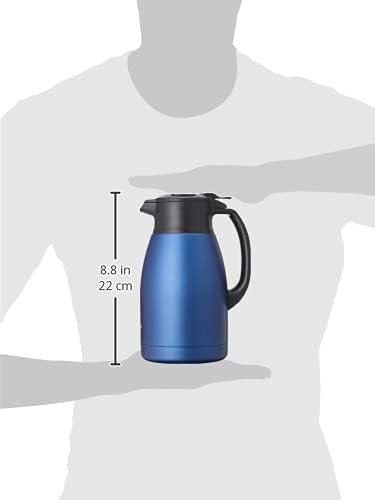 imageZojirushi SHHC10XA Stainless Steel Vacuum Carafe 1 Liter SSMatte Navy