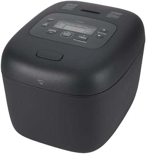 imageZojirushi NLEAC10WA Micom Rice Cooker ampamp Warmer 55 Cups WhiteBlack