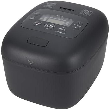 imageZojirushi NLEAC10WA Micom Rice Cooker ampamp Warmer 55 Cups WhiteBlack
