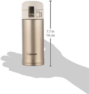 imageZojirushi Stainless Steel Mug 12Ounce Smoky BlueChampagne Gold